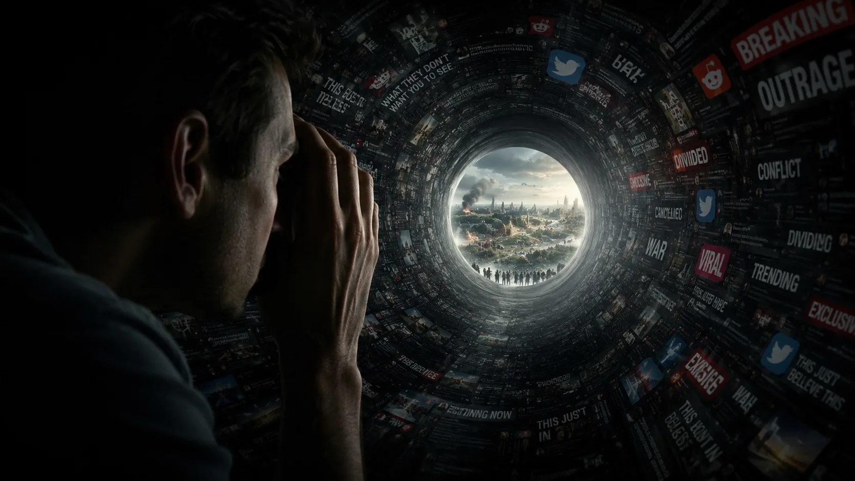 Looking at the World Through a Social Media Tunnel